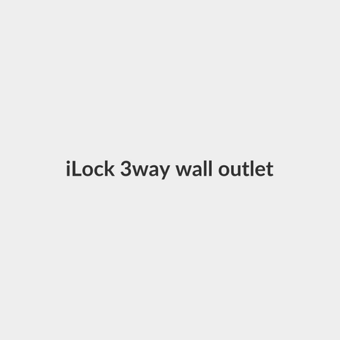 iLock 3-way wall outlet adapter 3500 W - Black - iLOCK