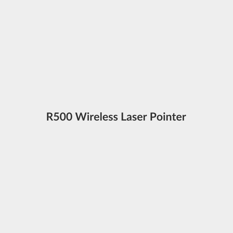 R500 Wireless Laser Pointer Presenation Remote Bluetooth USB Black - Logitech