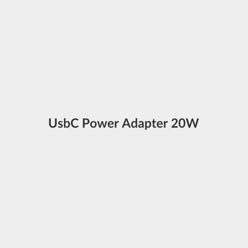 Usb-C Power Adapter 20W Head Only Without Cable In Packing White - Generic