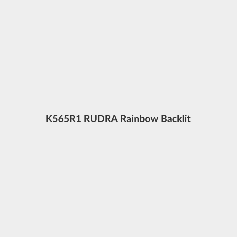 K565R-1 RUDRA Rainbow Backlit Mechanical Gaming Keyboard RED Switch - REDRAGON