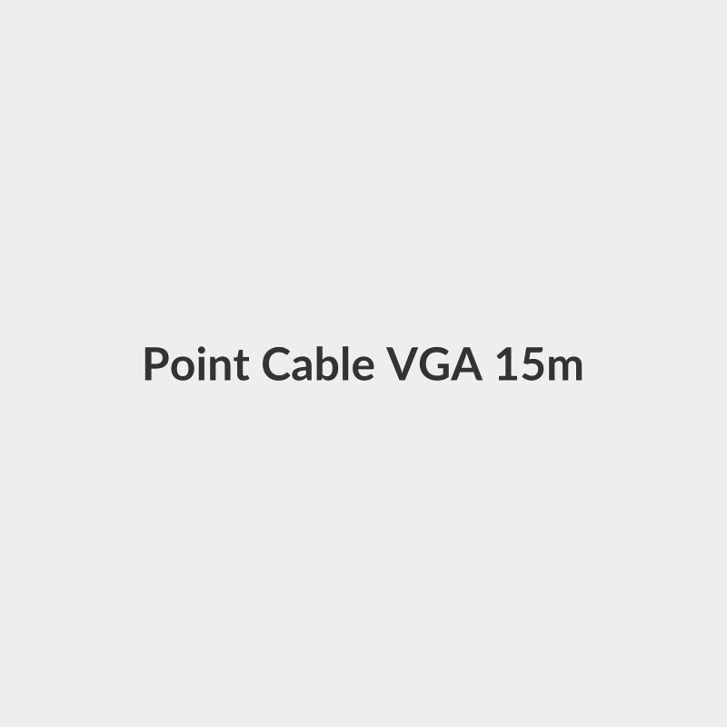 Point Cable VGA 15m - white -point - Point