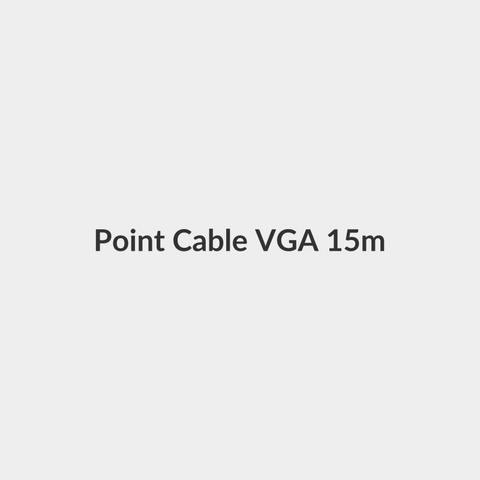 Point Cable VGA 15m - white -point - Point