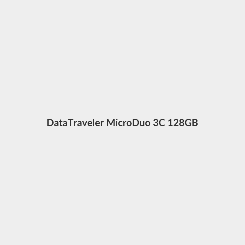 DataTraveler MicroDuo 3C 128GB USB-A/USB-C 200MB/s Flash Drive DataTraveler MicroDuo - Kingston