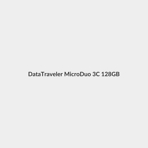 DataTraveler MicroDuo 3C 128GB USB-A/USB-C 200MB/s Flash Drive DataTraveler MicroDuo - Kingston