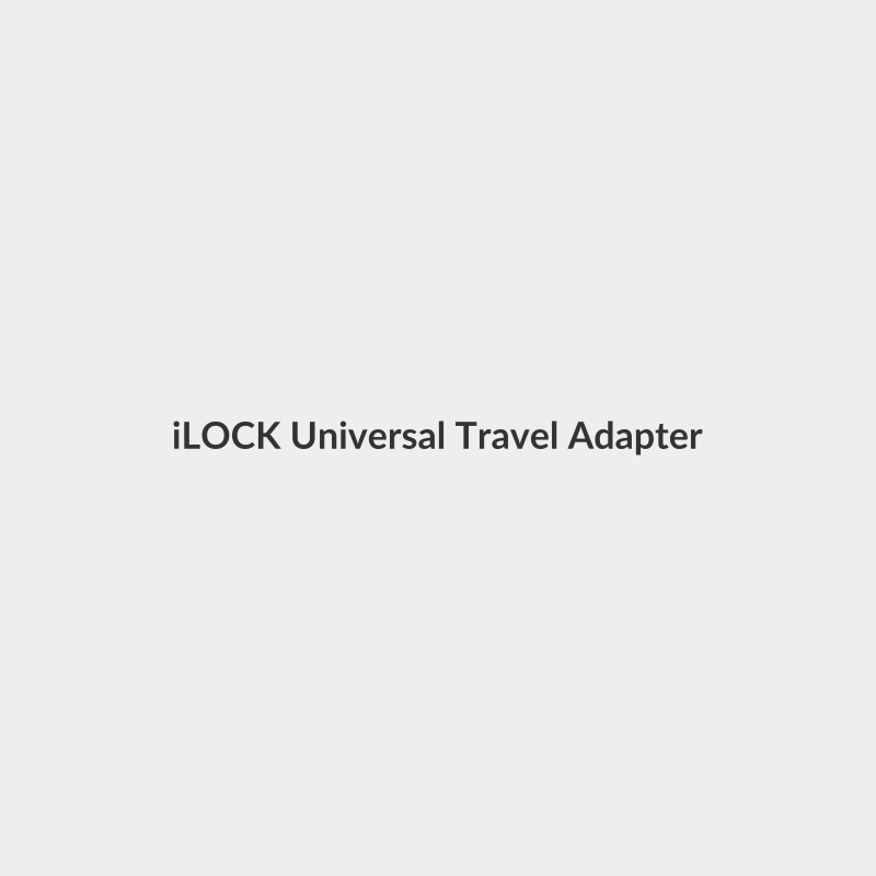 iLOCK Universal Travel Adapter | US to UK/EU/AUS | Compact & Portable - iLOCK