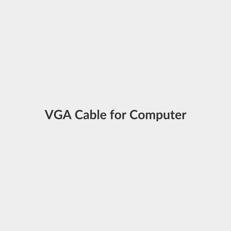 VGA Cable for Computer Monitor/TV Projector VGA Video Cable Line 3 Meters - Generic