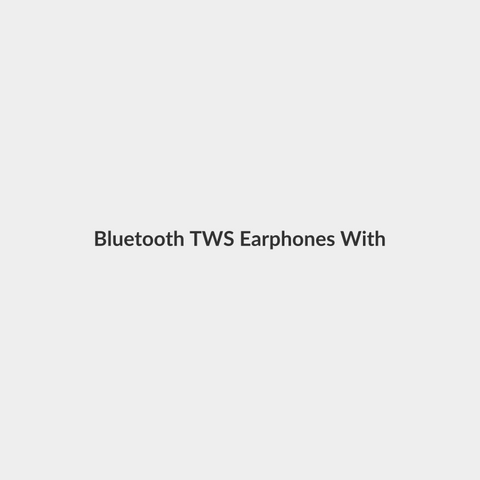 Bluetooth TWS Earphones With Charging Case White - JOYROOM