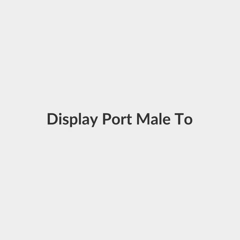 Display Port Male To VGA Female Converter Adapter Cable Black - Generic