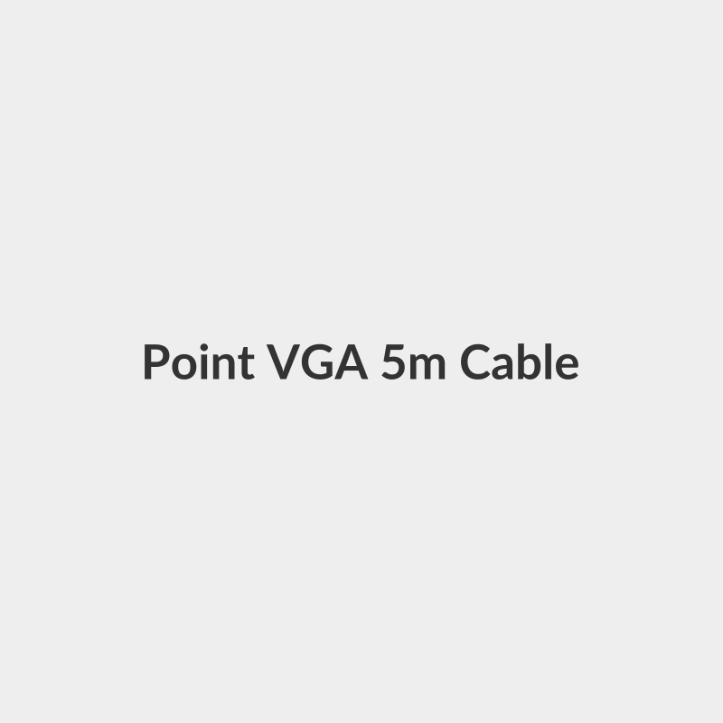 Point VGA 5m Cable - white - POINT - Point