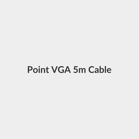 Point VGA 5m Cable - white - POINT - Point