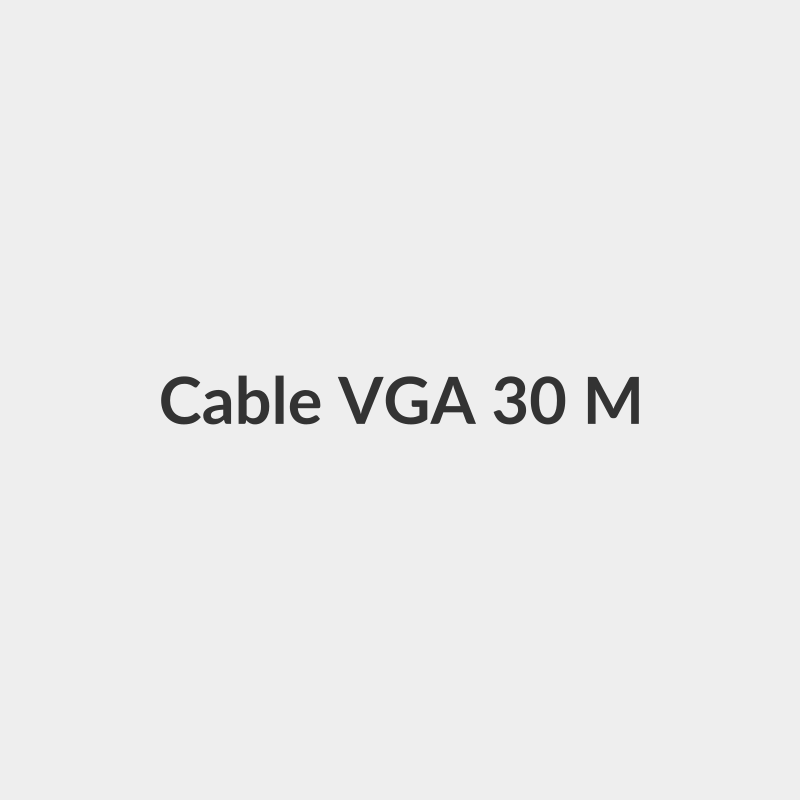 Cable VGA 30 M POINT WHITE - Point