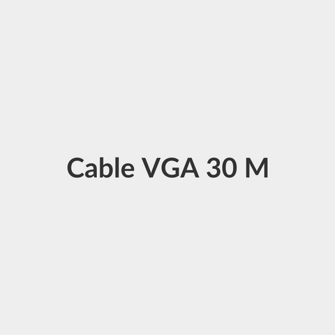 Cable VGA 30 M POINT WHITE - Point