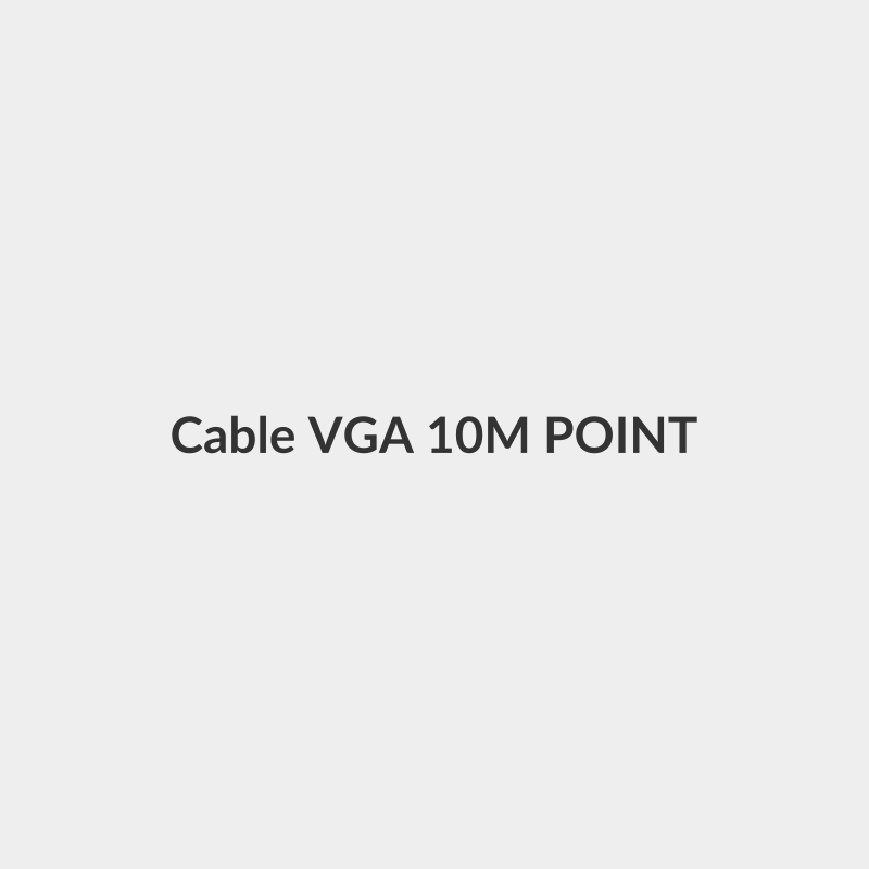 Cable VGA 10M POINT WHITE - Point