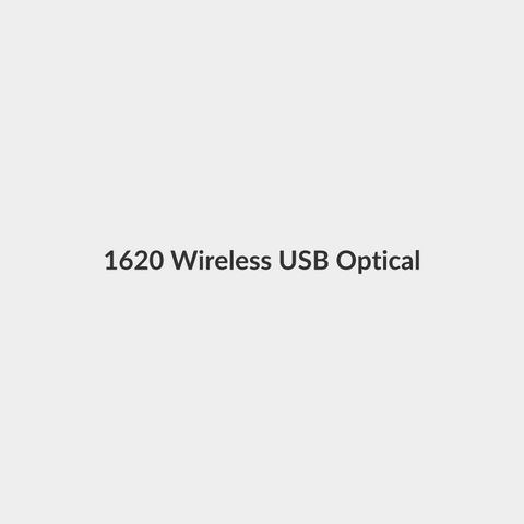 1620 Wireless USB Optical Mouse Black - Rapoo