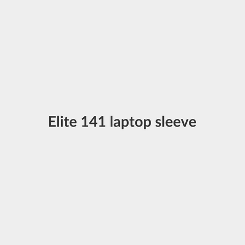 Elite 14.1" laptop sleeve with an elegant space-themed design. Soft velvet interior for device protection, front zipper pocket, and side handle for easy carrying. - Elite