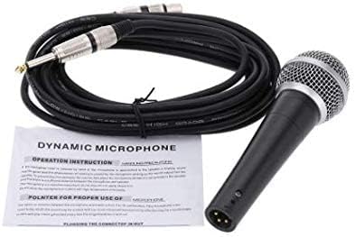 Handheld and Wired Dynamic Mic Microphone with Cable