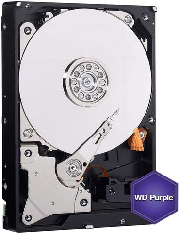 Surveillance Hard Disk Drive Silver/Purple  8TB