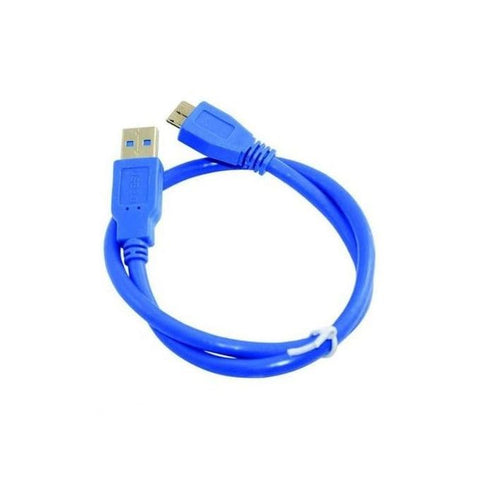 Uab cable external hard disk usb 3.0 data cable for hard disk and charger tablet super speed 50cm - blue