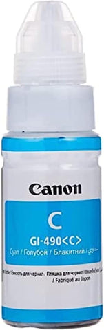 490 Ink Tank Cartridge 4 Color Set Black, Cyan, Yellow & Magenta