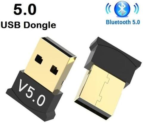 Flink Bluetooth 5.0 USB Dongle Adapter, Supports Windows 7/8.1/10/XP, for PC, Laptop, Mouse, Keyboard, Printers, Headsets, Game Controller
