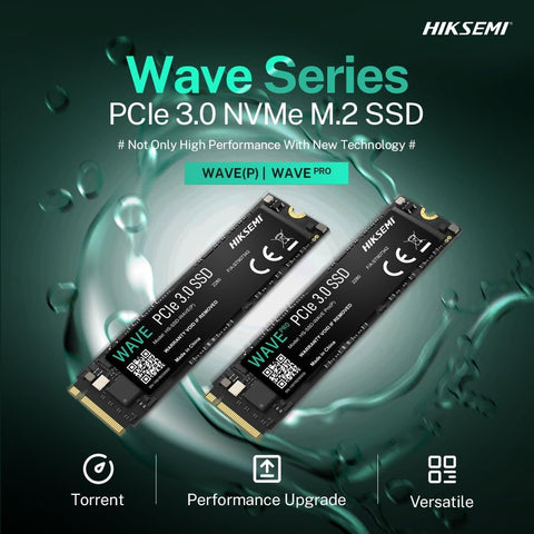 Hikvision HIKSEMI WAVE(P) 256GB NVMe M.2 PCIe Gen 3 SSD Up to 1200MB/s, Internal Solid State Drive for Desktop Laptop Computer
