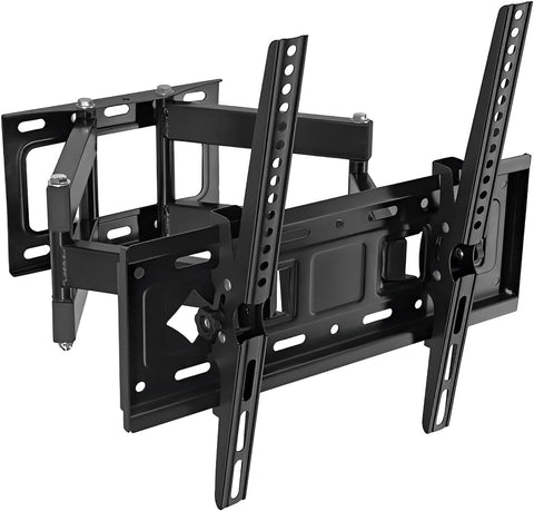 26-63 inch 4K LED LCD Medium Front and Rear Adjustable Up and Down Angle, Full Motion TV Wall Stand, Tilt & Swivel Movable TV Mount, Load Capacity 50kg Left and Right Swivel Wall TV Arm Wall