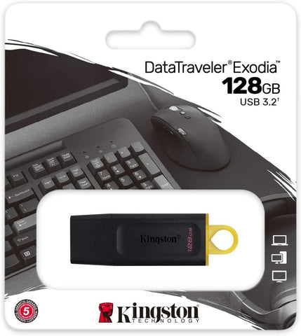 Kingston 128GB Exodia USB 3.20 Flash - DTX/128GB | USB 3.2