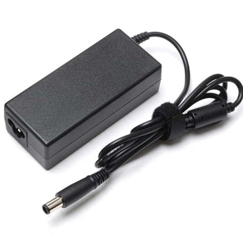 Black HP 19V 4.74A 90W laptop adapter charger with a 7.4 x 5.0mm connector, compatible with HP Pavilion DV4, DV5, and DV6 series laptops
