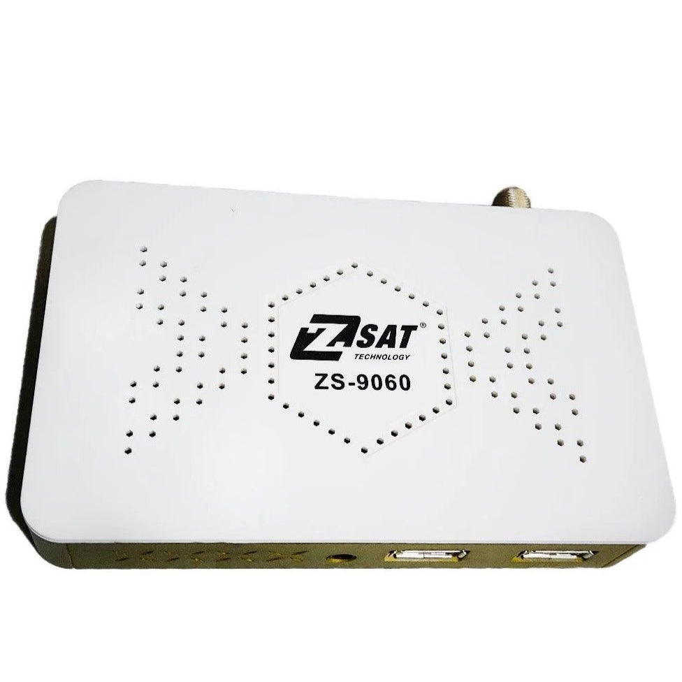 ZSAT ZS-9060 4K Ultra HD Digital Receiver – White & Black
