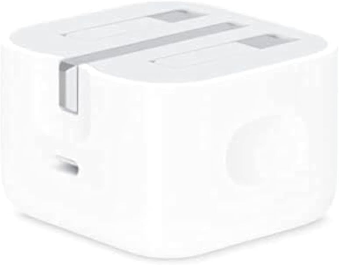 Usb-C Power Adapter 20W Head Only Without Cable In Packing White