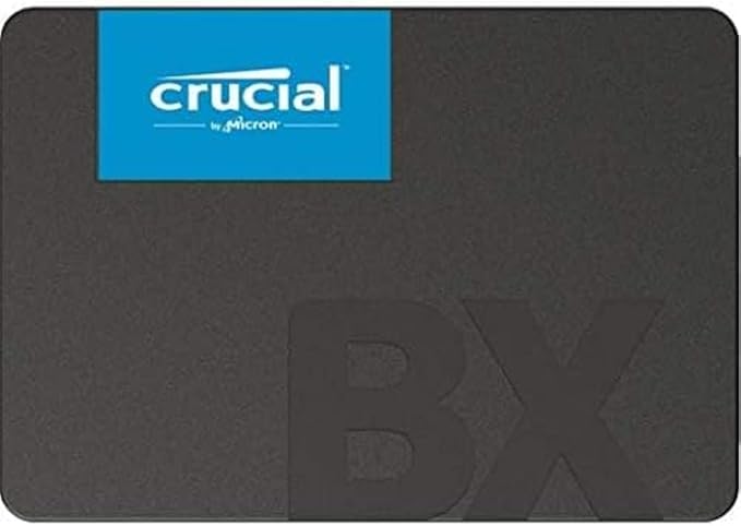 BX500 SATA 2.5" Internal SSD, 1TB Capacity, 540 Mb/s Sequential Read, 500 Mb/s Sequential Write, 360TB TBW SSD Endurance, Black | CT1000BX500SSD1 1000 GB