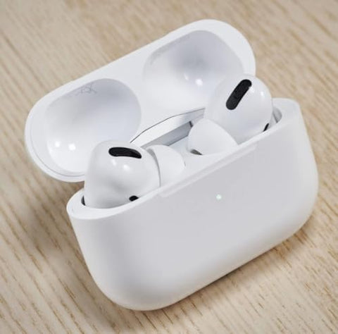 AirPods Pro 2 Plus Bluetooth Headset with Active Noise Cancelling Wireless Charging Case (White, True Wireless) in Ear
