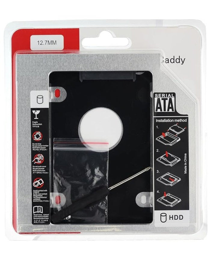 Universal 2.5-inch SATA HDD Caddy – 12.7mm Thickness