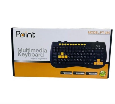 PT-360 Point USB Mini Keyboard – Compact, Lightweight, and Portable