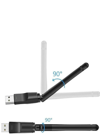 150Mbps USB WiFi Adapter – RT5370 Wireless Network Card for Desktop & Laptop
