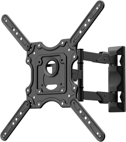 Strong LCD- Metal Full Motion Wall Bracket With Screws And Easy To Install Suit For TV Size 32 To 55 - Black