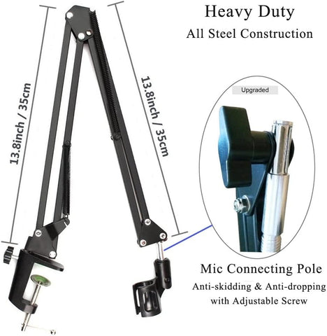 Adjustable Desktop Microphone Stand