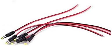 Generic Dc power male connector for cctv camera power - 26 cm