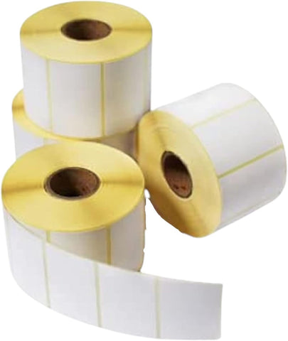 Barcode Labels Stickers – 50mm x 25mm, 500 Labels/Roll – Premium Adhesive Thermal Stickers for Barcode Printing, Inventory, Retail, Warehouse, Office Use (1, 50mm x 25mm)