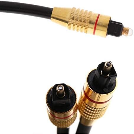 1.5m Digital Audio Cable Optical Fiber Cable Toslink Cable Cord Male to Male Gold Plated Optical Cables