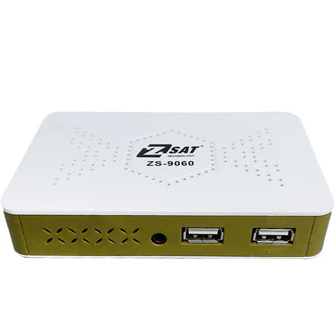 ZSAT ZS-9060 4K Ultra HD Digital Receiver – White & Black
