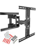 Heavy Duty Full-Motion TV Wall Mount for 40-80 Inch LED LCD Screens TV Mount with VESA Max 600 x 400 mm, up to 45.5 kg, TV Certificate Black