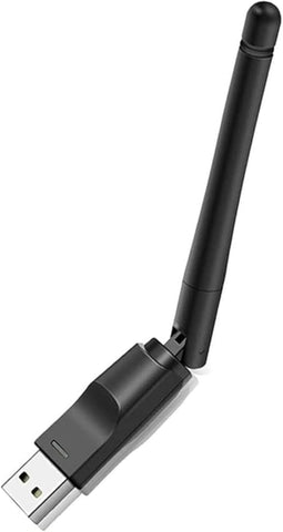 USB WiFi Adapter, 300Mbps, High-Gain Antenna, for Desktop and Laptop, Wireless Dongle, WEP, WPA, WPA2, WMM, WMM-PS Encryption, Compatible with Windows