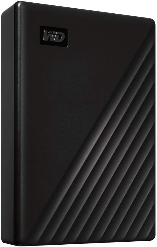 6 TB My Passport Portable Hard Drive, Up to 6TB Storage, USB 3.2 Gen 1 / USB 2.0, Up to 5Gb/s Transfer Rate, Black | WDBR9S0060BBK-WESN 6 TB