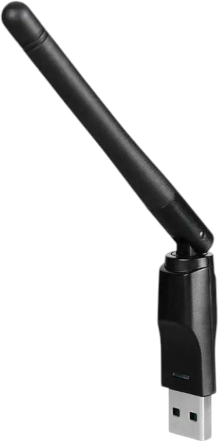USB WiFi Adapter, 300Mbps, High-Gain Antenna, for Desktop and Laptop, Wireless Dongle, WEP, WPA, WPA2, WMM, WMM-PS Encryption, Compatible with Windows