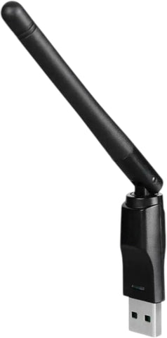 USB WiFi Adapter, 300Mbps, High-Gain Antenna, for Desktop and Laptop, Wireless Dongle, WEP, WPA, WPA2, WMM, WMM-PS Encryption, Compatible with Windows
