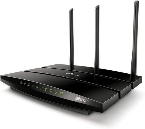 TP-Link Archer VR400-AC1200 Wireless Gigabit VDSL/ADSL Modem Router, Black