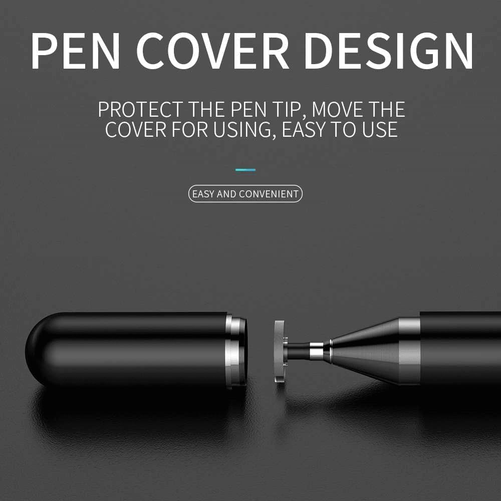 Passive Capacitive Touch Screen Stylus Pen For iOS Android Windows Smart Phone Tablet JR-BP560 Black