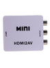 Mini HDMI2AV Adapter White