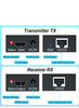 HDMI Extender, 1080P HDMI Transmitter and Receiver Up to 60 Meters(196ft), HDMI Ethernet Sender Repeater Over Singal RJ45 Cat5e/Cat6/Cat7 Ethernet LAN Cable, HDMI to RJ45 and RJ45 to HDMI Transmitter
